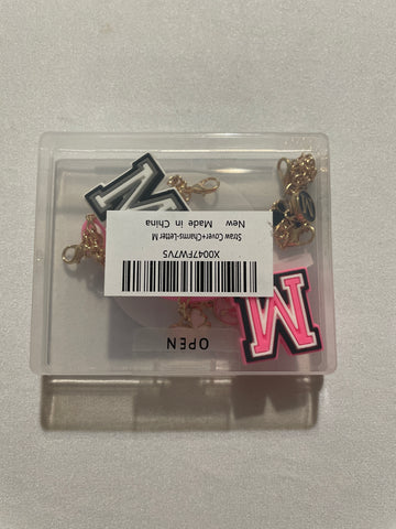 Letter M Butterfly Straw Cover for Stanley Cup - Decorative Accessory