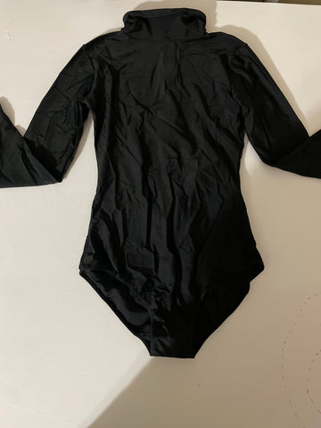Kepblomy Ballet Long Sleeve Bodysuit Black