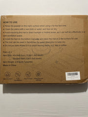 Diatomite Dish Drying Mat - Highly Absorbent Antibacterial Kitchen Mat