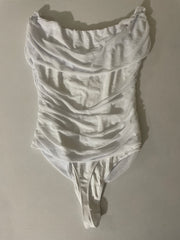 Women's White One Piece XL