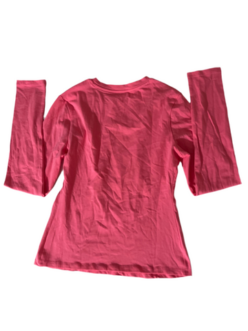 Women's Pink Long Sleeve Shirt Medium