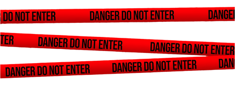 Danger Do Not Enter Tape