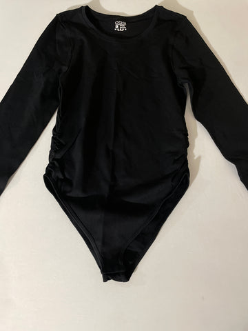 Women's Black Long Sleeve Shapewear XL