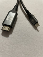USB C to HDMI Cable 10ft Grey - 4K Video Support