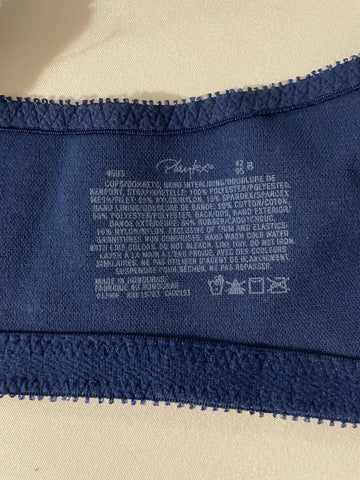 Playtex Navy Blue No Underwire Bra 42B