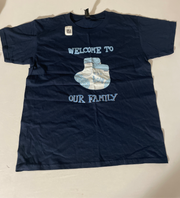 Welcome to Our Family It's a Boy T-shirt Size Small - New Baby Announcement