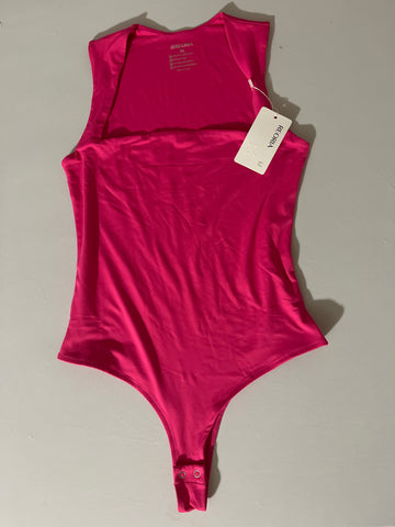 REORIA Hot Pink Tank Top Bodysuit