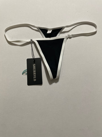 SHERRYLO Women's G String Thong Bikini Bottoms - Size Small