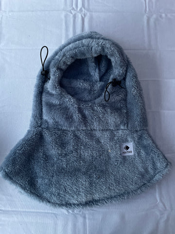 Blue Fleece Winter Face Mask - Ski Mask for Cold Weather