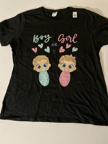 Women's Black T-Shirt XL