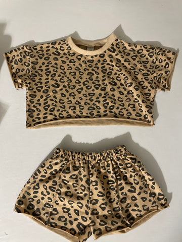 Little Girls Cheetah Print Outfit Size 4T - Wild Style Fashion