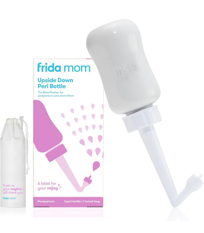 Frida Mom Upside Down Peri Bottle with Travel Bag - Postpartum Care