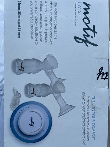 Motif Twist Double Electric Breast Pump - Portable & Rechargeable