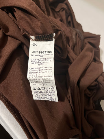 Women's Brown Bodysuit Large