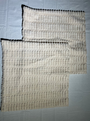 Tan Pillow Covers 18x18 Inch - Set of 2 Pieces