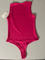 REORIA Hot Pink Tank Top Bodysuit