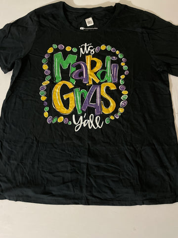 Women's Its MardiGras Yall T-Shirt 2XL