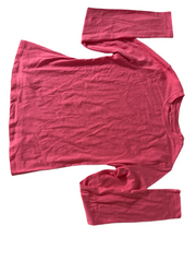 Women's Pink Long Sleeve Shirt Medium