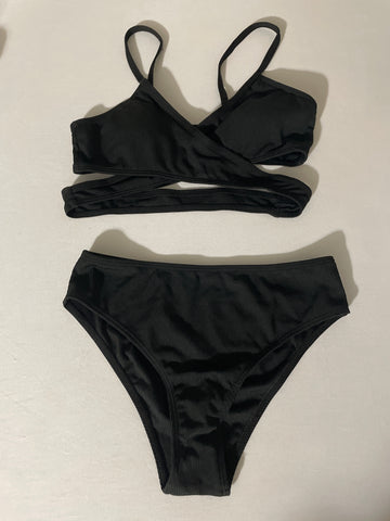 Teen Black Bikini Size 13-14Y - Youth Swimwear