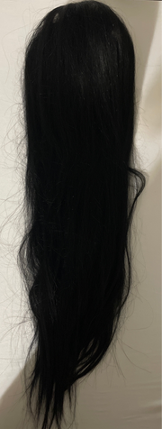 Flufymooz 36 Inch Ponytail Extension - Natural Black Straight Drawstring