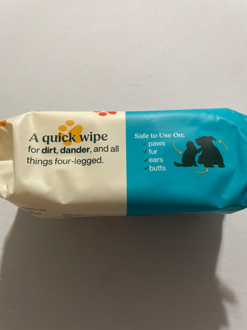 WipeMate Pet Wipes 100 Count - Fragrance Free Hypoallergenic