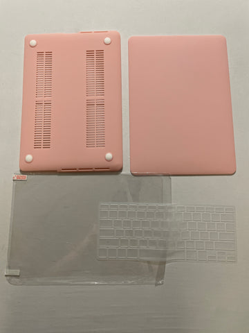 MacBook Pro Case Pink - Complete Protection Kit with Screen & Keyboard