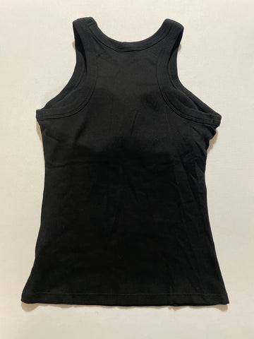Women's Padded Ribbed Tank Top - High Neck Racerback Size Small SUUKSESS