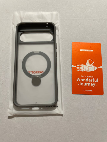 TORRAS Google Pixel 9 Pro XL Case with 360° Magnetic Stand - Grey