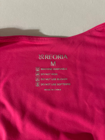 REORIA Hot Pink Tank Top Bodysuit