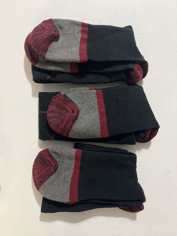 Amazon Essentials Men's Knee High Compression Socks - 3 Pack