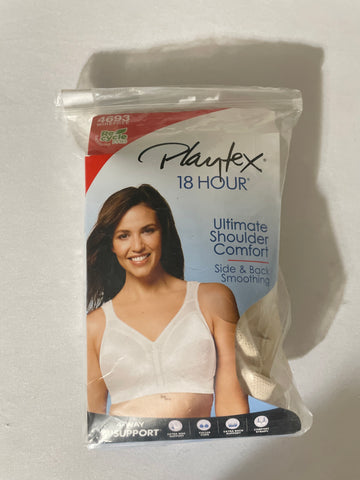 Playtex 18 Hour Women's Bra Size 54DD - Natural Beige Comfort Bra