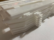 MCEAST Christmas Tree Fence 16 Piece White Picket Set
