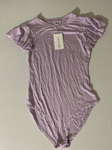 LAOLASI Crew Neck Bodysuit Medium