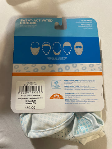 Columbia Neck Gaiter - Omni Freeze Zero UPF 50 Size S/M