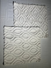 White Pillow Covers 18x18 Inch - Set of 2 Pieces