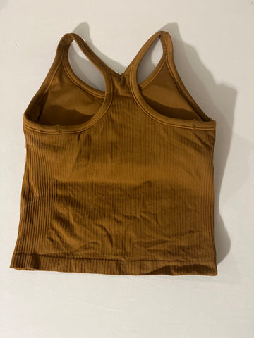 Sphinx Cat Brown Yoga Racer Back Tank Top