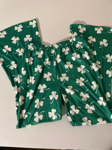 Women's Clover Bell Bottom Stretchy Pants XL