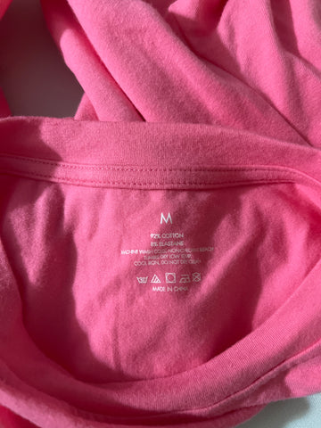 Women's Pink Long Sleeve Shirt Medium